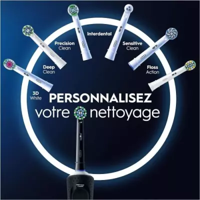 Brosse à Dents Électrique Oral-B Vitality Pro Noire - Performances Exceptionnelles