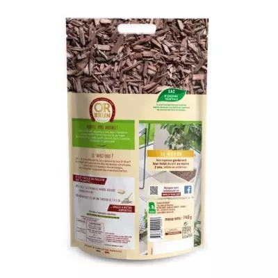 Terreau Or Brun Copeaux bruns 4L - Terreau de qualité supérieure