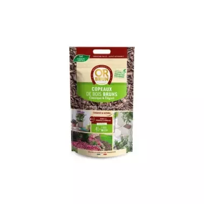 Terreau Or Brun Copeaux bruns 4L - Terreau de qualité supérieure