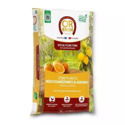 Terre Plantes Méditerranéennes - OR BRUN: Sol idéal pour vos plantes