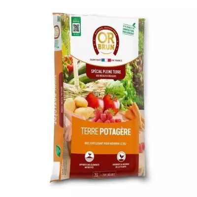 Terre Potagère de Qualité Supérieure - OR BRUN - Obrtpot35N