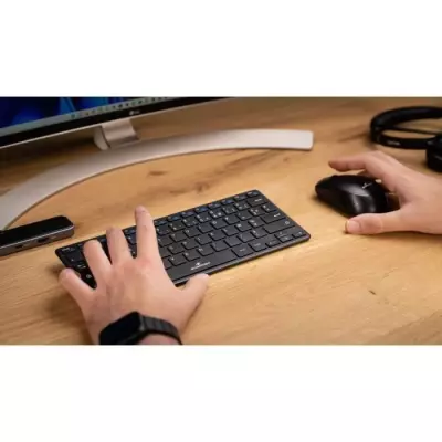 Pack Clavier Souris Sans Fil Compact Noir - BLUESTORK