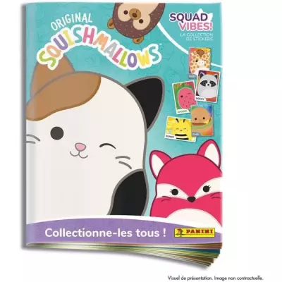 Album PANINI Squishmallows - 188 stickers et 40 pages
