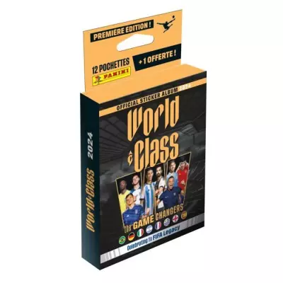 Blister 13 pochettes PANINI FIFA WORLD CLASS 2024