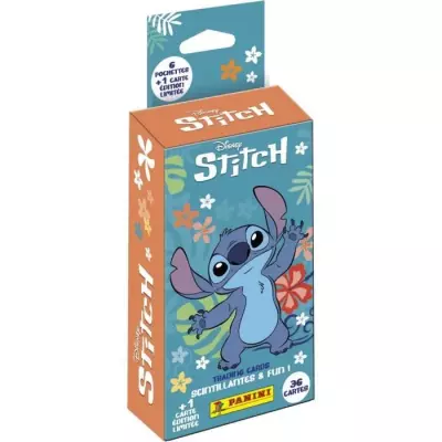 Blister 6 pochettes + 1 carte EL - PANINI - STITCH TC - Jeu de stickers