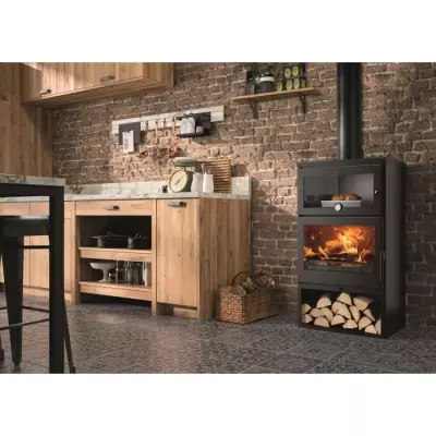 Poele a bois PANADERO Faro Ecodesign 6,9 kW - Bûches 60 cm