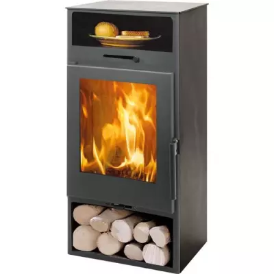 Poêle à bois PANADERO Nijar Ecodesign - 6,3 kW - Bûches 40 cm