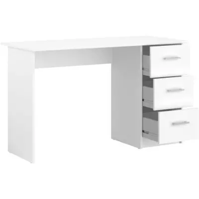 Ensemble chambre enfant ZODIAC - Lit + chevet + bureau - Blanc