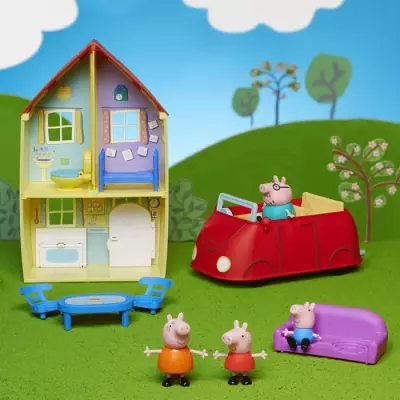 Découvrez le Coffret maison de Peppa Pig: Accessoires amusants inclus