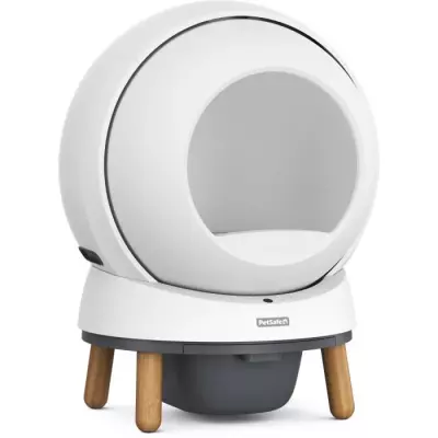 Bac à litière intelligent PETSAFE SMART SPIN - Connecté - Blanc