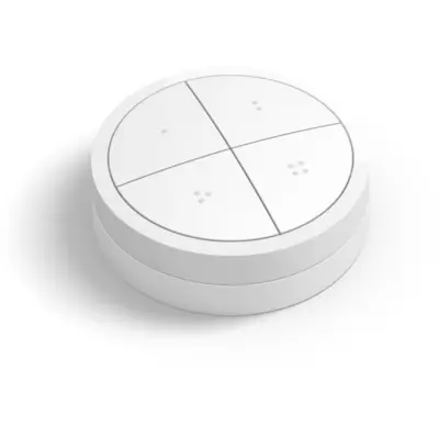 Contrôle plusieurs pièces avec la Télécommande Tap Dial Switch PHILIPS HUE - Blanc
