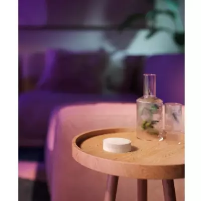 Contrôle plusieurs pièces avec la Télécommande Tap Dial Switch PHILIPS HUE - Blanc