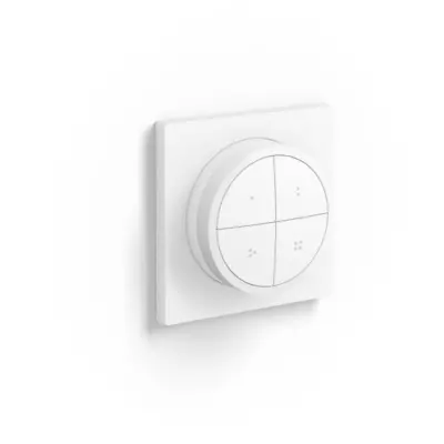 Contrôle plusieurs pièces avec la Télécommande Tap Dial Switch PHILIPS HUE - Blanc