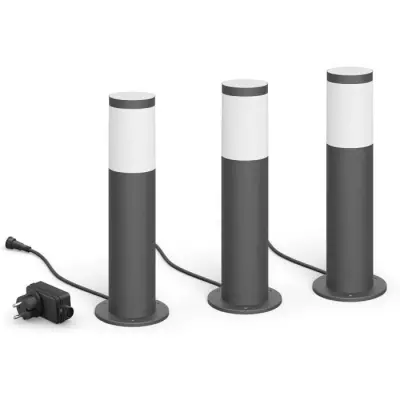 Pack de 3 bornes extérieures PHILIPS Garden Link - Éclairage de jardin design Pack de 3 bornes extérieures PHILIPS Garden Link - Éclairage de jardin design