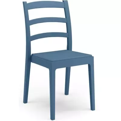 Lot de 4 chaises de jardin ARETA couleur pétrole - Set design pour votre extérieur