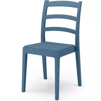 Lot de 4 chaises de jardin ARETA couleur pétrole - Set design pour votre extérieur