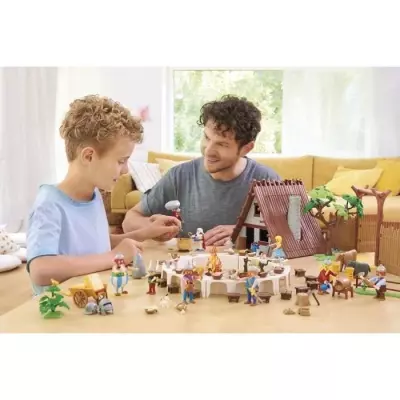 Fête avec Astérix et amis : PLAYMOBIL 70931 - Univers miniature