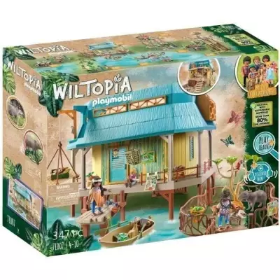 Centre de soins pour animaux écologique PLAYMOBIL 71007 - Univers miniature