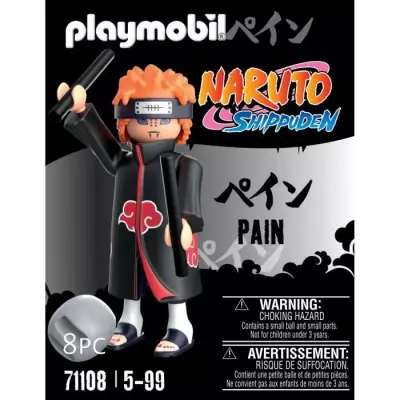 Figurine manga ninja PLAYMOBIL 71108 Pain, Naruto Shippuden