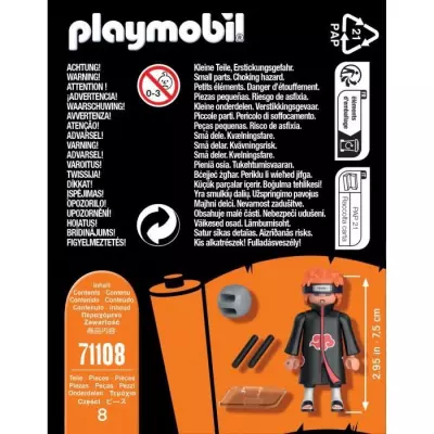Figurine manga ninja PLAYMOBIL 71108 Pain, Naruto Shippuden
