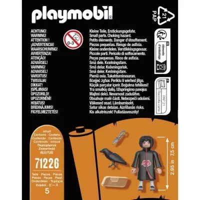 Figurine PLAYMOBIL 71226 Itachi Akatsuki - Naruto Shippuden - Pour les 5 ans