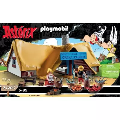 Découvrez la Hutte d'Ordralfabetix PLAYMOBIL 71266 - Village Astérix rampant, mini-garage de collection