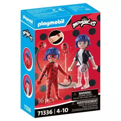 Découvrez PLAYMOBIL 71336 Miraculous : Marinette & Ladybug