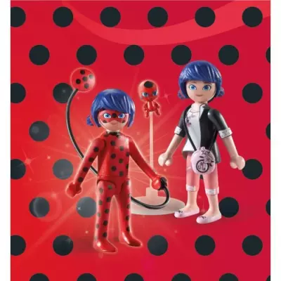 Découvrez PLAYMOBIL 71336 Miraculous : Marinette & Ladybug
