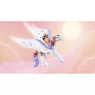 Personnalisez votre propre Cheval ailé avec la Princesse et le Chevalier - Univers Miniature