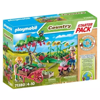 Découvrez le PLAYMOBIL 71380 Starter Pack Jardin potager!