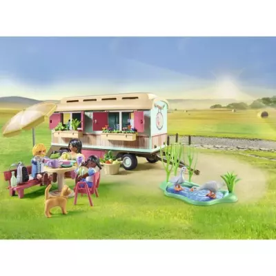 Découvrez la Roulotte Café Boutique PLAYMOBIL 71441 - Univers Miniature Découvrez la Roulotte Café Boutique PLAYMOBIL 71441 - Univers Miniature