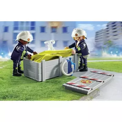 Sauvetage héroïque avec les pompiers PLAYMOBIL 71465 - Univers miniature