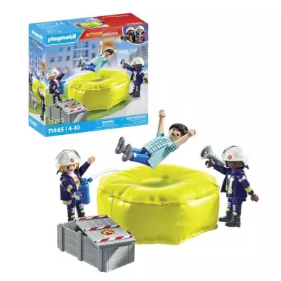 Sauvetage héroïque avec les pompiers PLAYMOBIL 71465 - Univers miniature