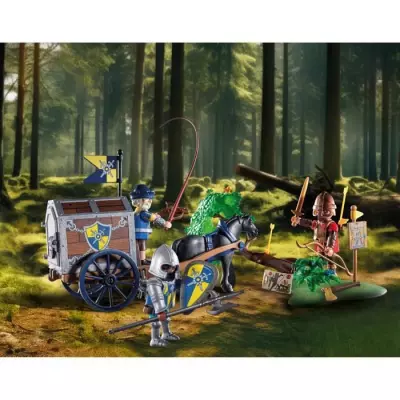 Convoi de Novelmore avec bandit: Univers miniature excitant