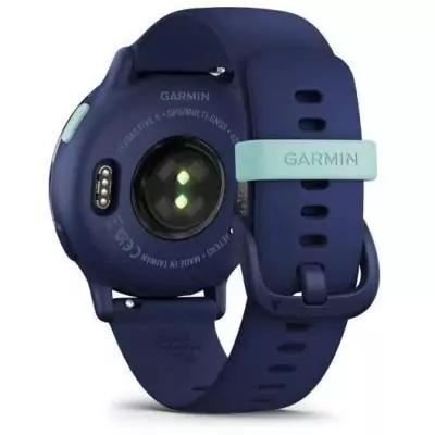 Montre GPS connectée - GARMIN - Vivoactive 5 - WiFi - 30,4 mm (1,2) - Bleu métalisé avec bracelet Bleu