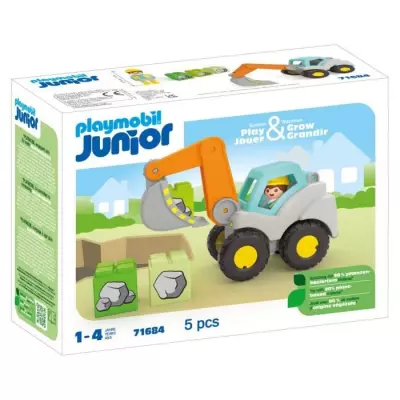 Excavatrice PLAYMOBIL Junior 71684 pour bébé, dès 12 mois Excavatrice PLAYMOBIL Junior 71684 pour bébé, dès 12 mois