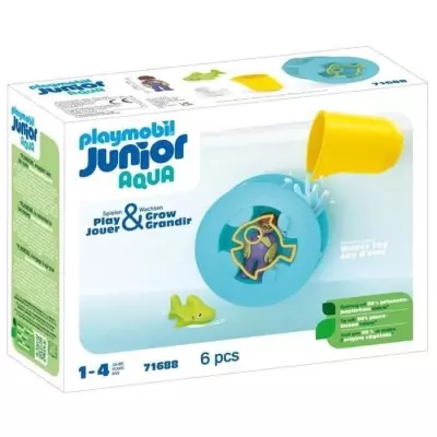 Roue aquatique PLAYMOBIL Junior: jeu avec bébé requin Roue aquatique PLAYMOBIL Junior: jeu avec bébé requin