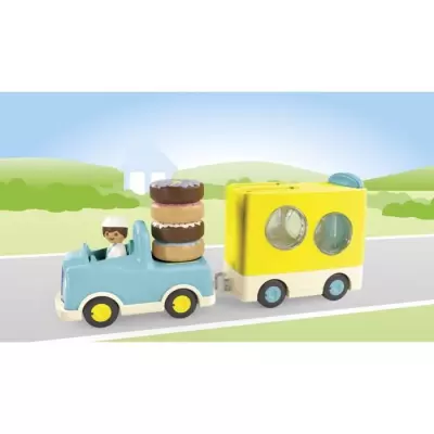 Camion de donuts PLAYMOBIL Junior pour les petits dès 12 mois Camion de donuts PLAYMOBIL Junior pour les petits dès 12 mois