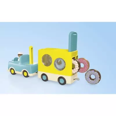 Camion de donuts PLAYMOBIL Junior pour les petits dès 12 mois Camion de donuts PLAYMOBIL Junior pour les petits dès 12 mois