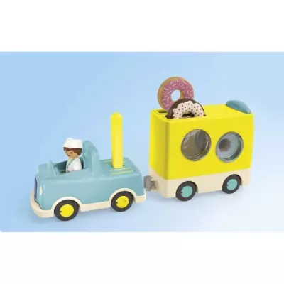 Camion de donuts PLAYMOBIL Junior pour les petits dès 12 mois Camion de donuts PLAYMOBIL Junior pour les petits dès 12 mois