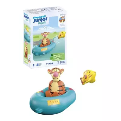 Jeu PLAYMOBIL JUNIOR 71704 Tigrou avec canot - Univers miniature Jeu PLAYMOBIL JUNIOR 71704 Tigrou avec canot - Univers miniature