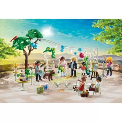 Jouet PLAYMOBIL 71365 Cérémonie de mariage - Mini figurine, 163 pièces