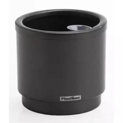 Pot de fleurs PLASTIKEN Hidrojardinera Ø22cm - Gris anthracite