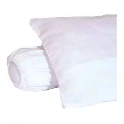 Protégez votre oreiller avec notre sous-taie en coton 100% gratté - Blanc 60x60 cm