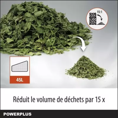 Souffleur de Feuilles 3-en-1 sans Fil - POWDPG75270
