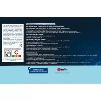 Peinture Antihumidité RIPOLIN 2,5L - Plus responsable, Made in France