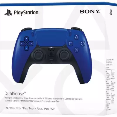 Manette DualSense™ Cobalt Blue - PS5 et PC, 19x22x8 cm