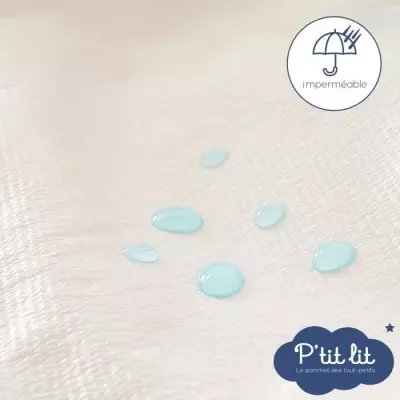 Lot de 2 Protèges matelas Bébé - 70x140 cm - Imperméable et Respirant