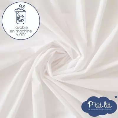 Lot de 2 Protèges matelas Bébé 60x120 cm - Imperméable et Respirant