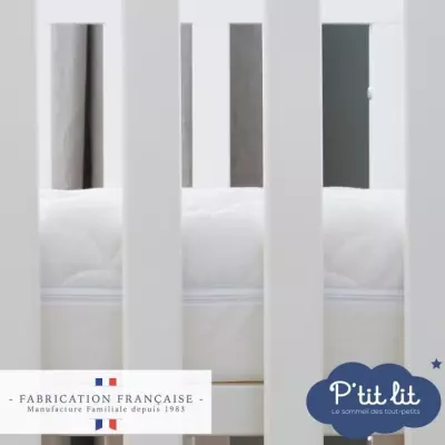 Matelas Bébé Climatisé - Réversible - Déhoussable - Anti Acarien
